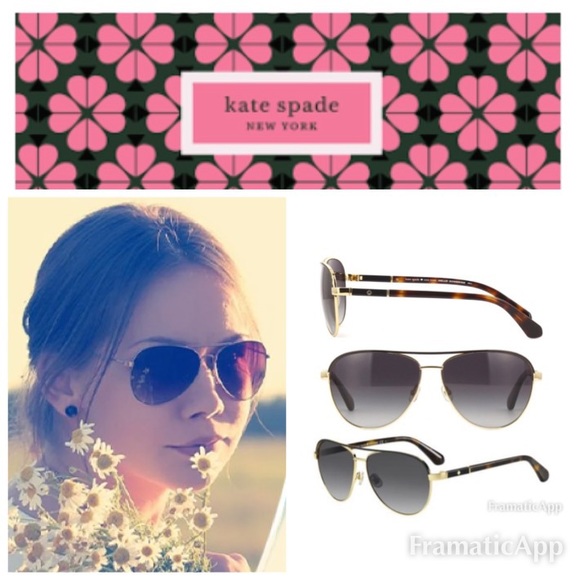 kate spade Accessories Kate Spade Emilyanns Aviator Sunglasses